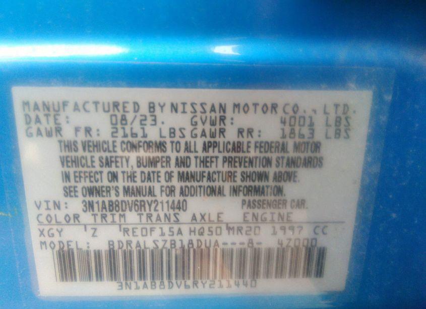 Photo 9 of 2024 Nissan Sentra SR XTRONIC CVT (VIN 3N1AB8DV6RY211440)