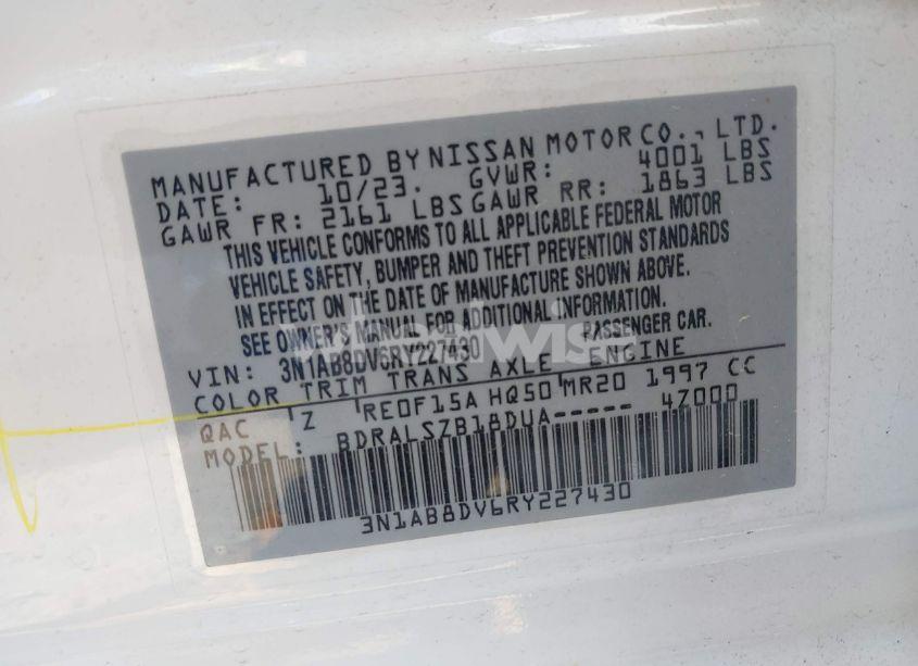 Photo 9 of 2024 Nissan Sentra SR XTRONIC CVT (VIN 3N1AB8DV6RY227430)