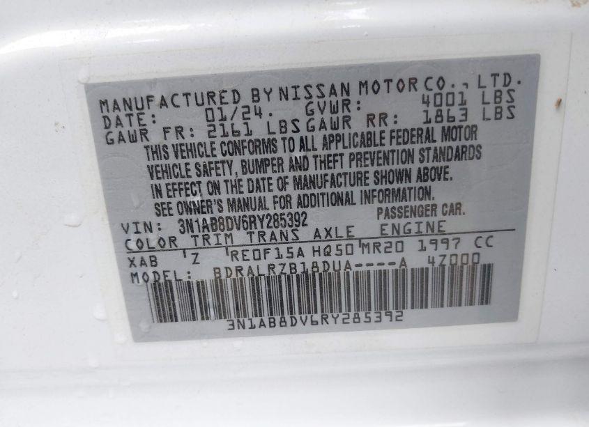 Photo 9 of 2024 Nissan Sentra SR XTRONIC CVT (VIN 3N1AB8DV6RY285392)