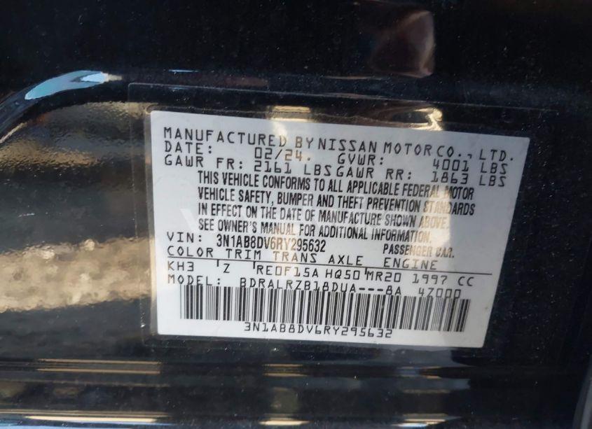 Photo 9 of 2024 Nissan Sentra SR XTRONIC CVT (VIN 3N1AB8DV6RY295632)