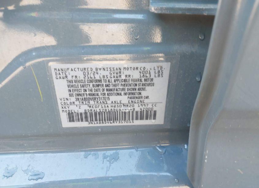 Photo 9 of 2024 Nissan Sentra SR XTRONIC CVT (VIN 3N1AB8DV6RY317015)