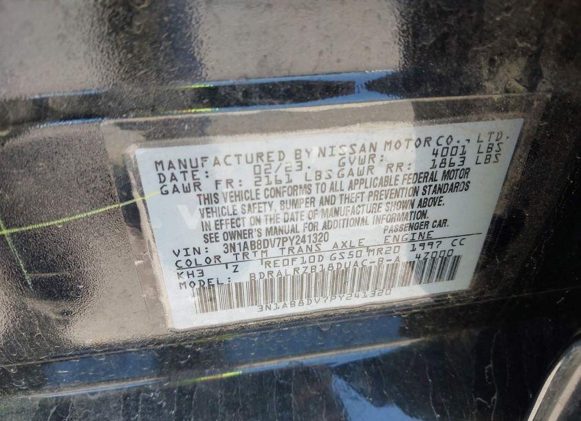 Photo 9 of 2023 Nissan Sentra SR XTRONIC CVT (VIN 3N1AB8DV7PY241320)