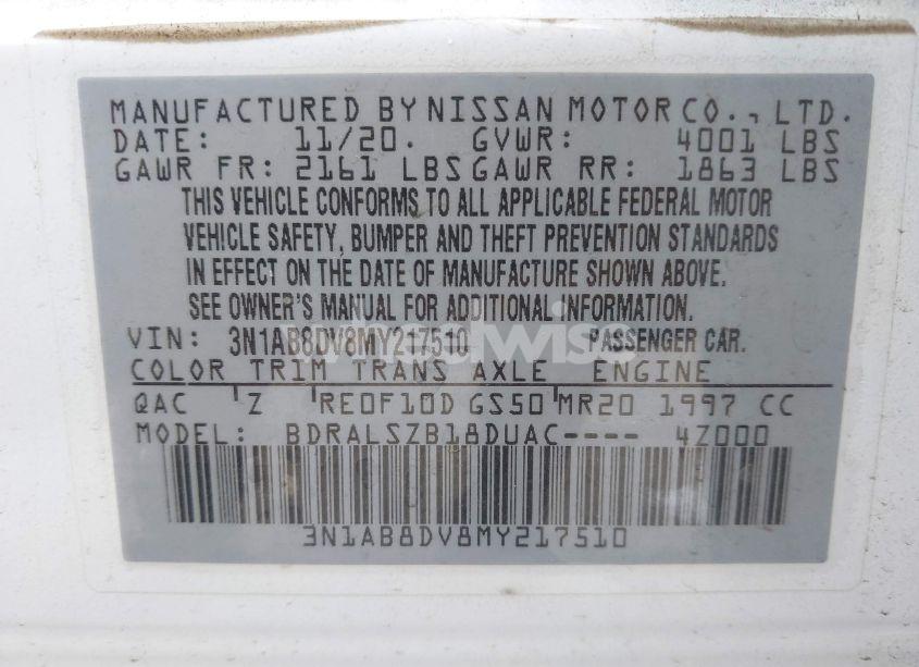 Photo 9 of 2021 Nissan Sentra SR XTRONIC CVT (VIN 3N1AB8DV8MY217510)