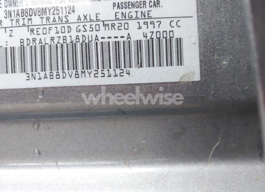 Photo 9 of 2021 Nissan Sentra SR XTRONIC CVT (VIN 3N1AB8DV8MY251124)