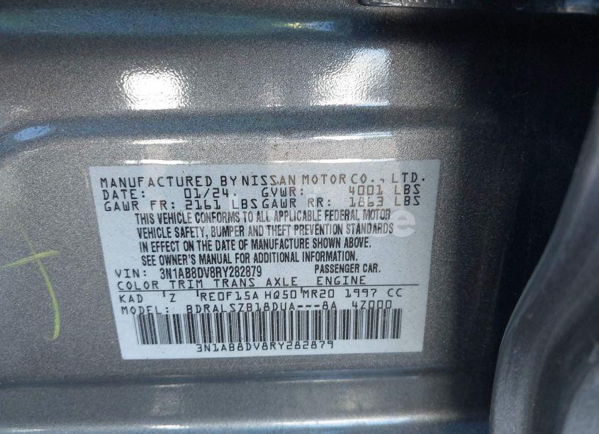 Photo 9 of 2024 Nissan Sentra SR XTRONIC CVT (VIN 3N1AB8DV8RY282879)