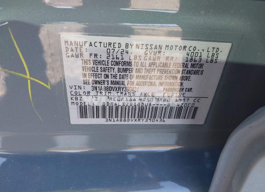 Photo 9 of 2024 Nissan Sentra SR XTRONIC CVT (VIN 3N1AB8DVXRY390436)