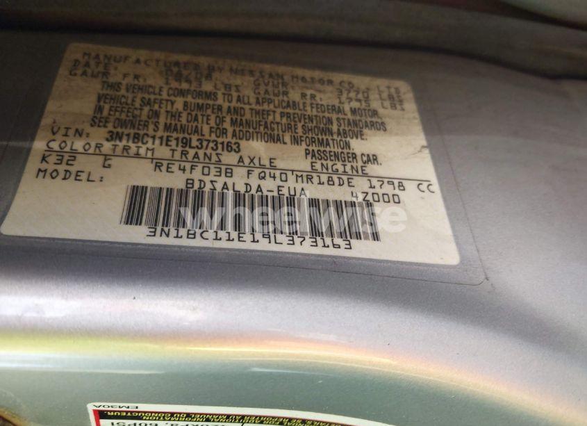 Photo 9 of 2009 Nissan Versa 1.8S (VIN 3N1BC11E19L373163)