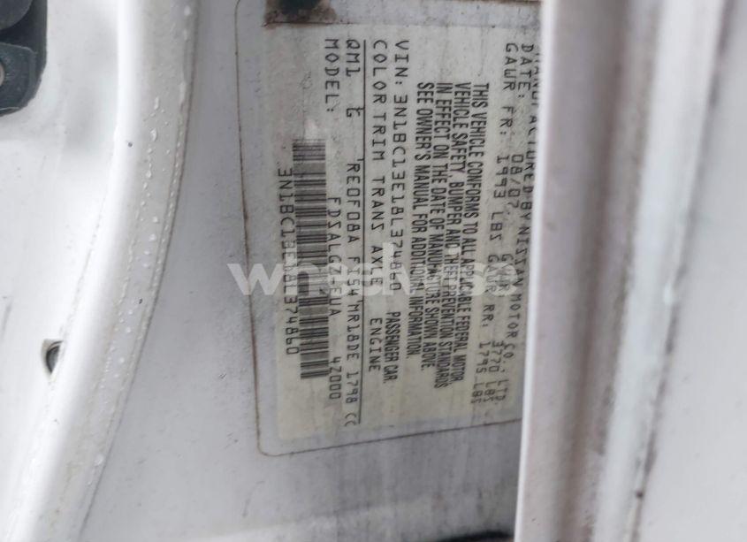 Photo 9 of 2008 Nissan Versa 1.8SL (VIN 3N1BC13E18L374860)