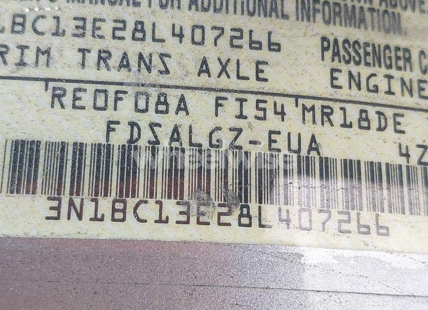 Photo 9 of 2008 Nissan Versa 1.8SL (VIN 3N1BC13E28L407266)