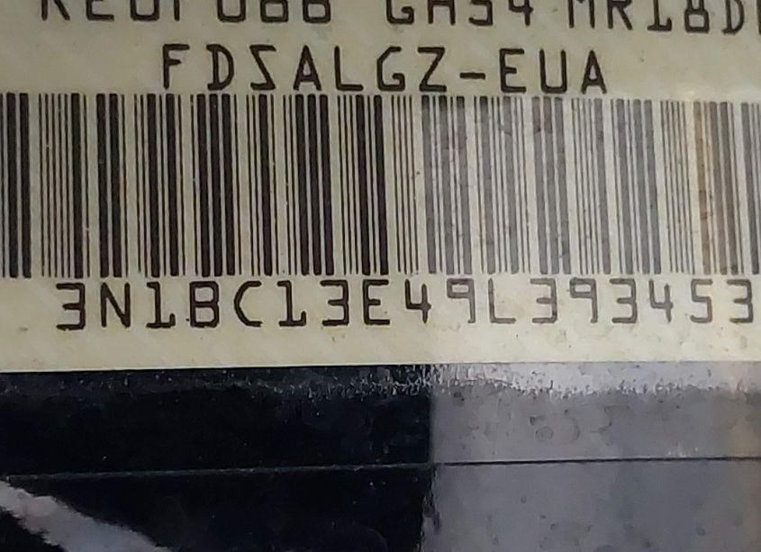 Photo 9 of 2009 Nissan Versa 1.8SL (VIN 3N1BC13E49L393453)