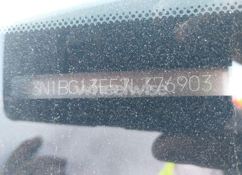 Photo 12 of 2007 Nissan Versa 1.8S (VIN 3N1BC13E57L376903)