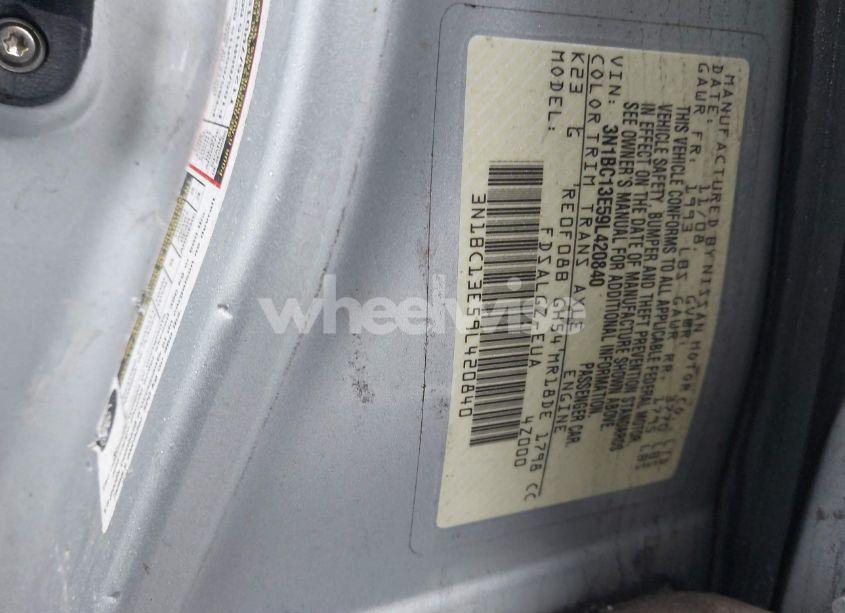 Photo 9 of 2009 Nissan Versa 1.8SL (VIN 3N1BC13E59L420840)