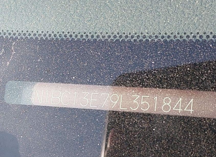 Photo 9 of 2009 Nissan Versa 1.8S (VIN 3N1BC13E79L351844)