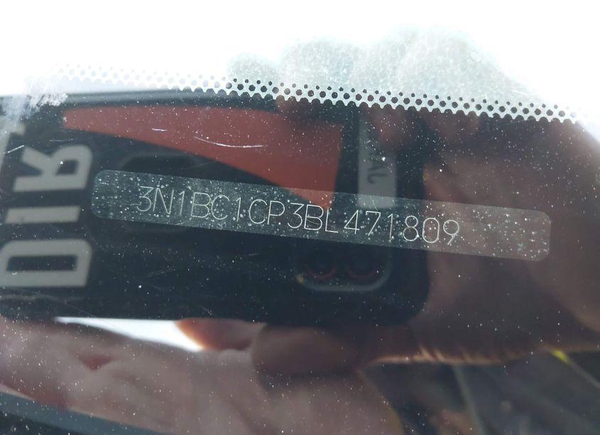 Photo 9 of 2011 Nissan Versa 1.8S (VIN 3N1BC1CP3BL471809)