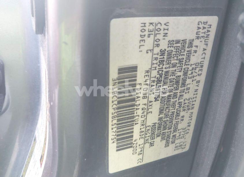 Photo 9 of 2011 Nissan Versa 1.8S (VIN 3N1BC1CP5BL517754)