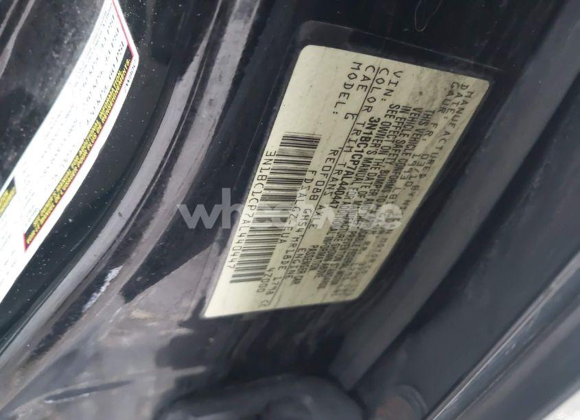 Photo 9 of 2010 Nissan Versa 1.8SL (VIN 3N1BC1CP7AL440447)