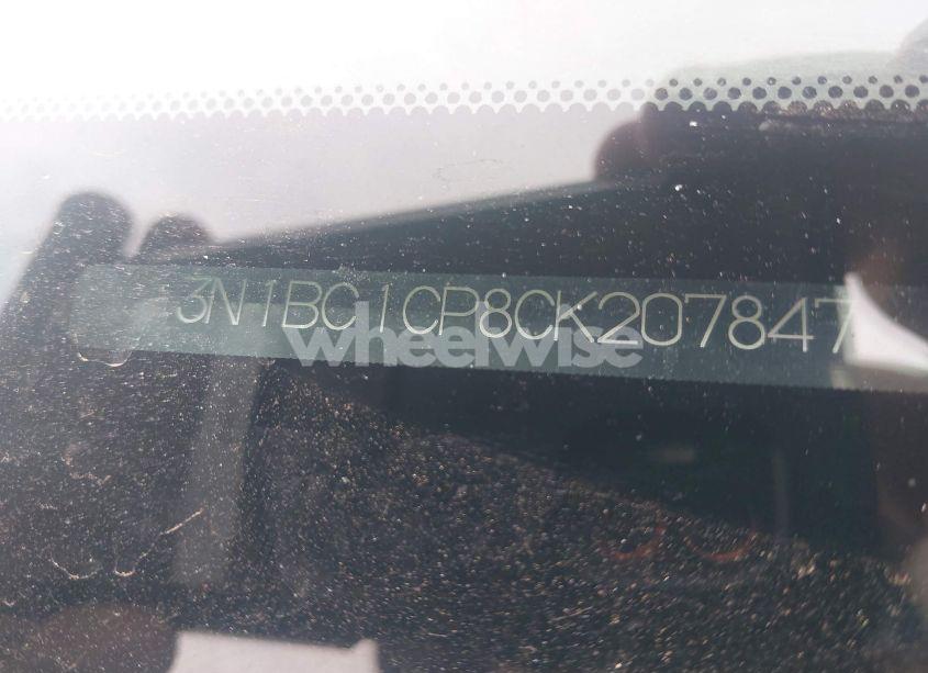 Photo 9 of 2012 Nissan Versa 1.8 S (VIN 3N1BC1CP8CK207847)