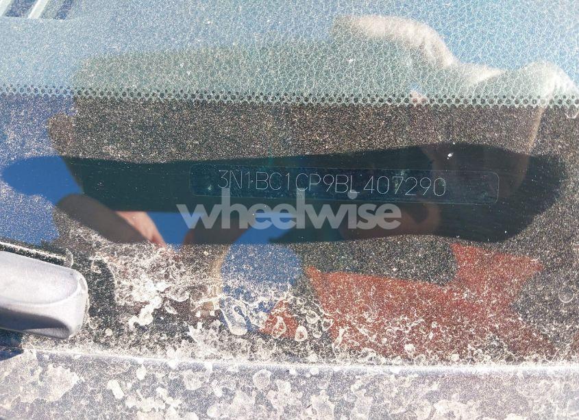 Photo 9 of 2011 Nissan Versa 1.8S (VIN 3N1BC1CP9BL407290)