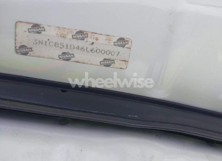 Photo 9 of 2006 Nissan Sentra 1.8S (VIN 3N1CB51D46L600007)