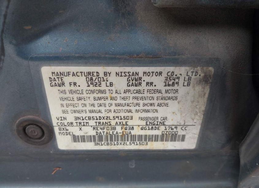 Photo 9 of 2002 Nissan Sentra GXE (VIN 3N1CB51DX2L591503)