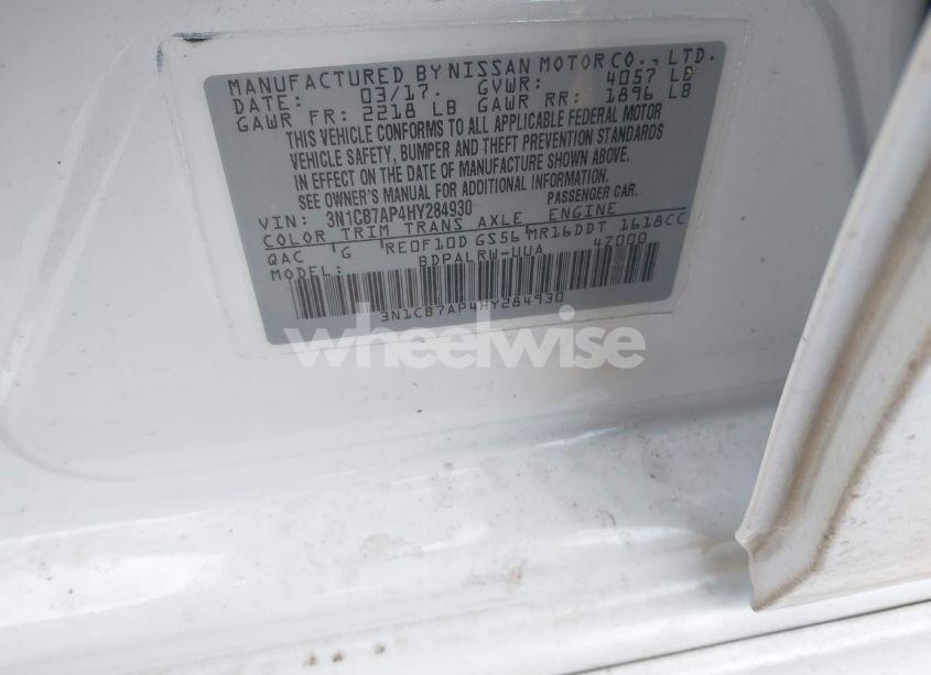 Photo 9 of 2017 Nissan Sentra SR TURBO (VIN 3N1CB7AP4HY284930)