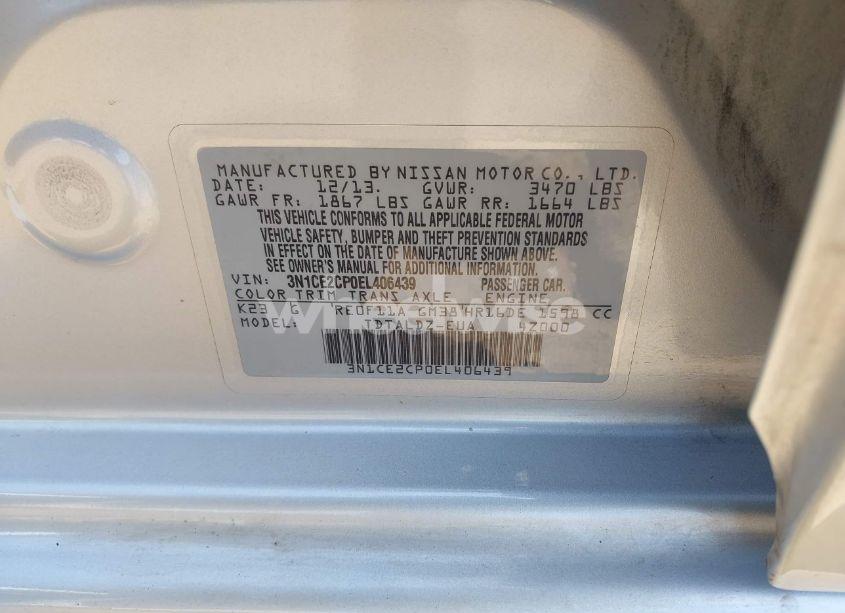 Photo 9 of 2014 Nissan Versa NOTE SV (VIN 3N1CE2CP0EL406439)