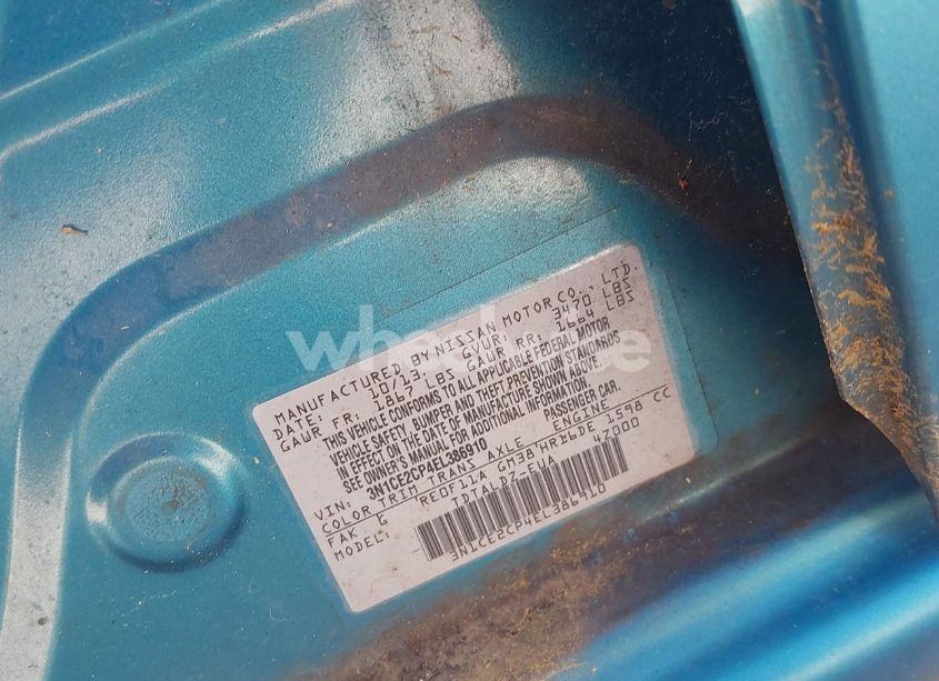 Photo 9 of 2014 Nissan Versa NOTE SV (VIN 3N1CE2CP4EL386910)