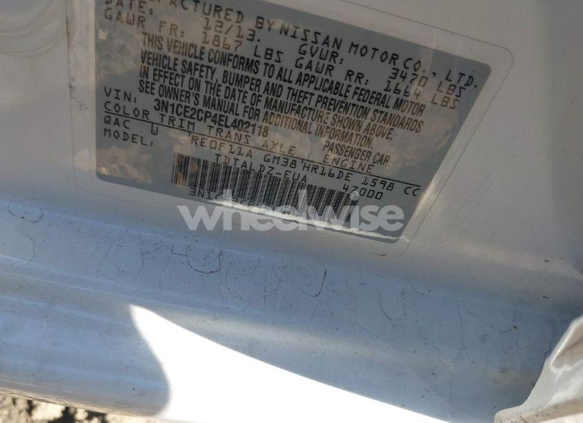 Photo 9 of 2014 Nissan Versa NOTE SV (VIN 3N1CE2CP4EL402118)