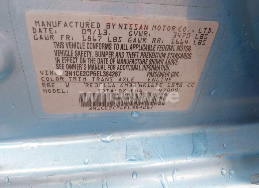 Photo 9 of 2014 Nissan Versa NOTE SV (VIN 3N1CE2CP6EL384267)