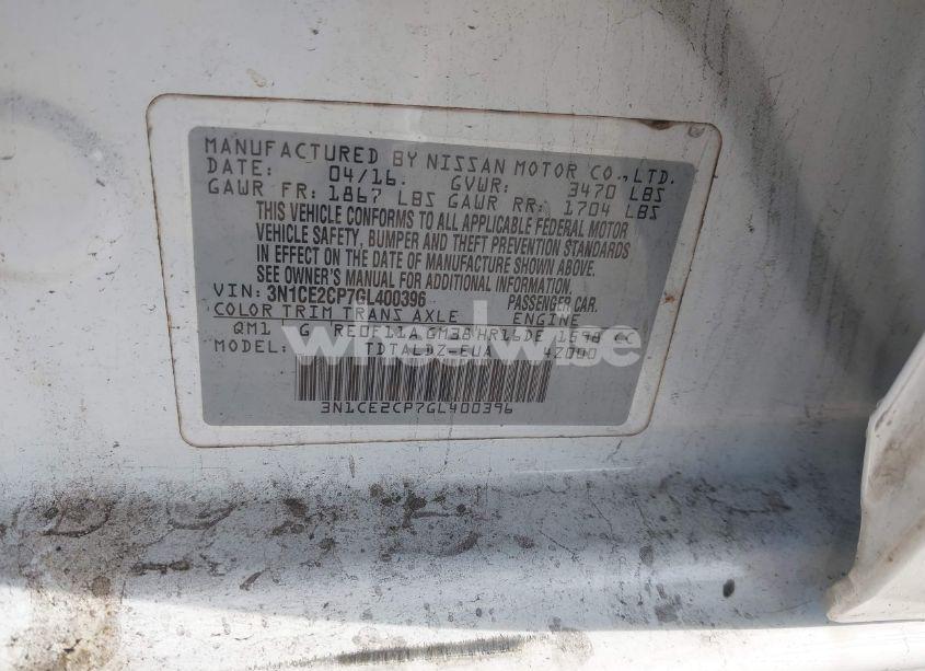 Photo 9 of 2016 Nissan Versa NOTE SV (VIN 3N1CE2CP7GL400396)