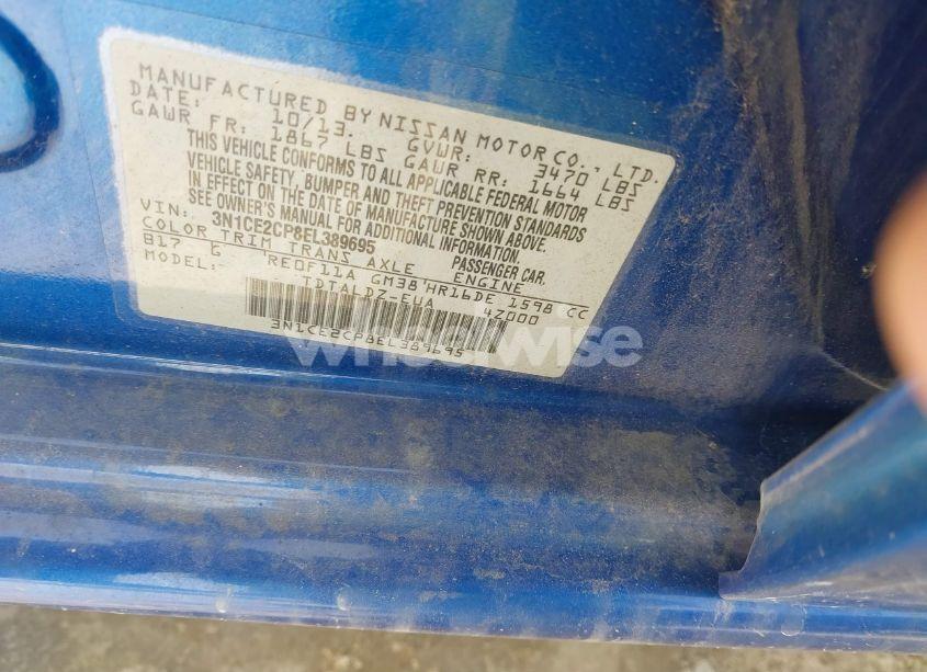 Photo 9 of 2014 Nissan Versa NOTE SV (VIN 3N1CE2CP8EL389695)