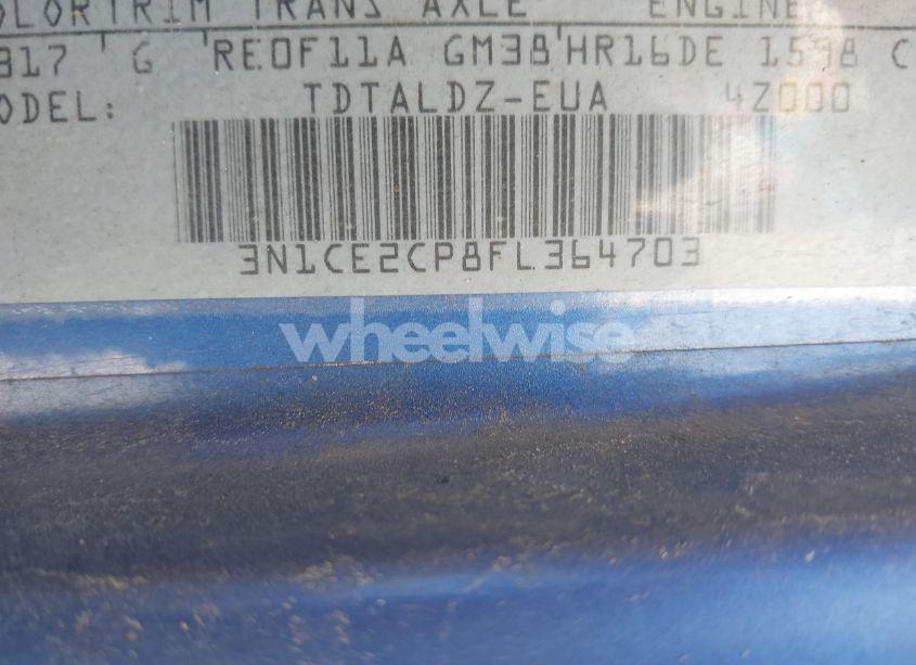 Photo 9 of 2015 Nissan Versa NOTE SV (VIN 3N1CE2CP8FL364703)