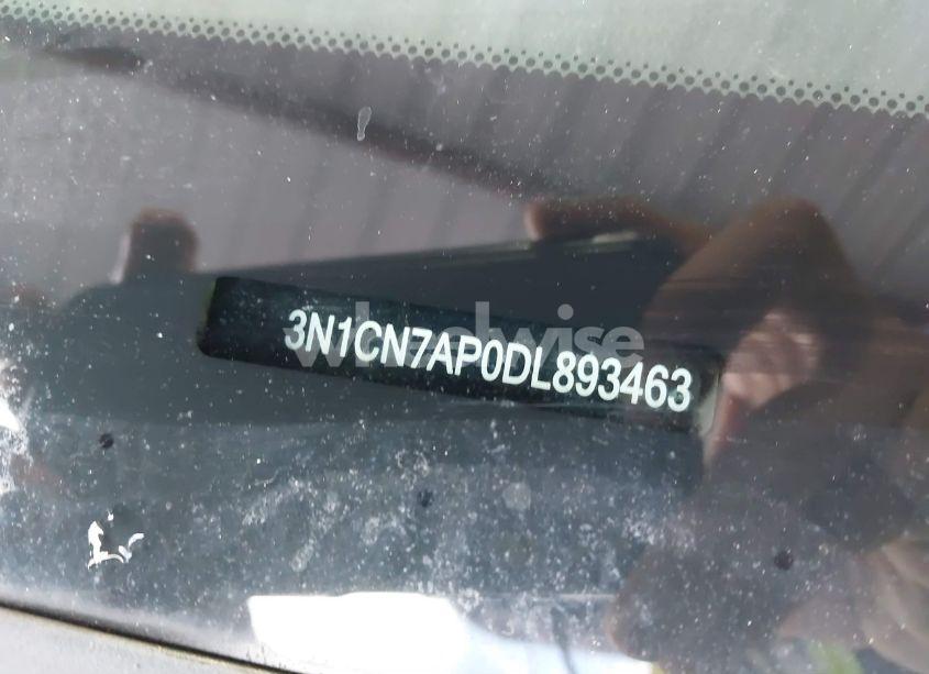 Photo 9 of 2013 Nissan Versa 1.6 S+ (VIN 3N1CN7AP0DL893463)