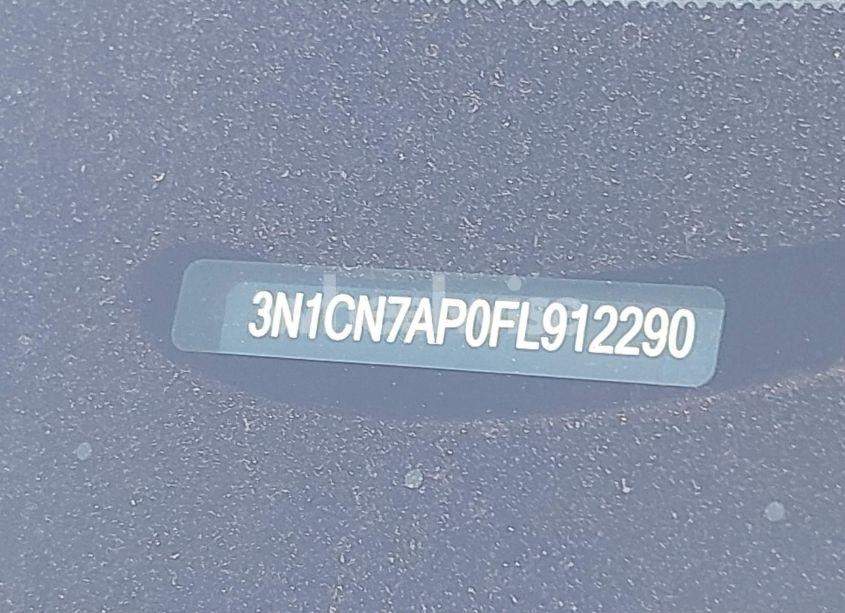 Photo 9 of 2015 Nissan Versa 1.6 S (VIN 3N1CN7AP0FL912290)