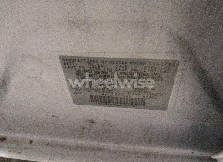 Photo 9 of 2016 Nissan Versa 1.6 SV (VIN 3N1CN7AP0GL864761)