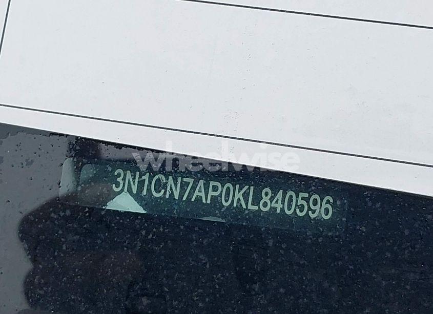 Photo 17 of 2019 Nissan Versa 1.6 SV (VIN 3N1CN7AP0KL840596)