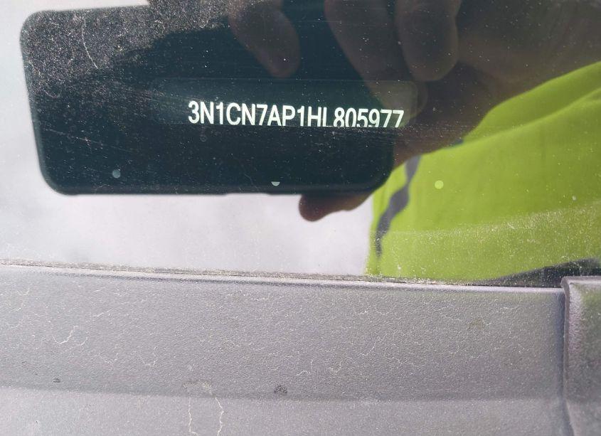 Photo 9 of 2017 Nissan Versa 1.6 S/1.6 S+/1.6 SL/1.6 SV (VIN 3N1CN7AP1HL805977)