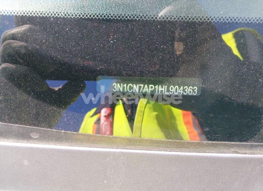 Photo 9 of 2017 Nissan Versa 1.6 S+ (VIN 3N1CN7AP1HL904363)