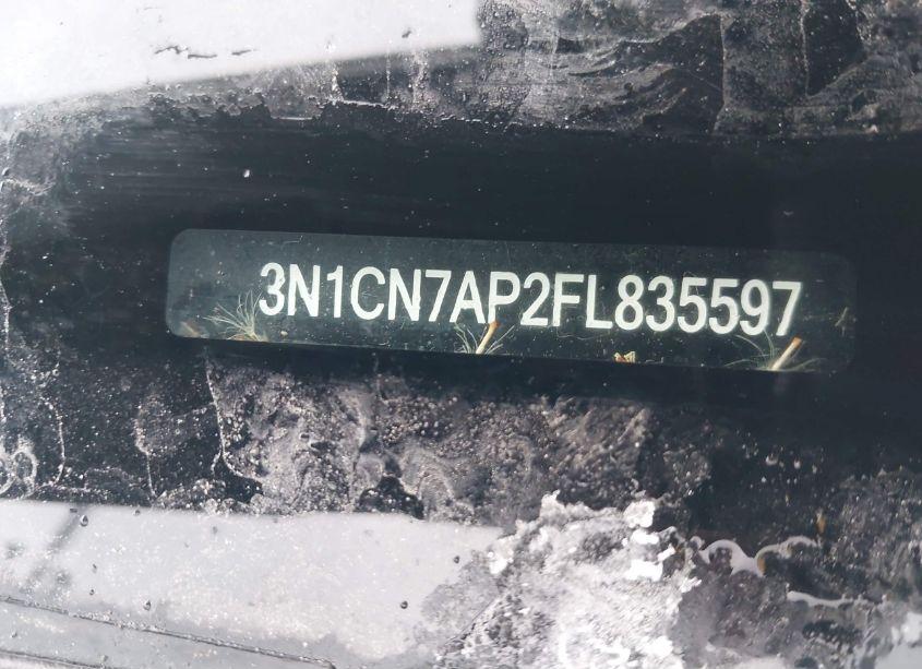 Photo 9 of 2015 Nissan Versa 1.6 SV (VIN 3N1CN7AP2FL835597)