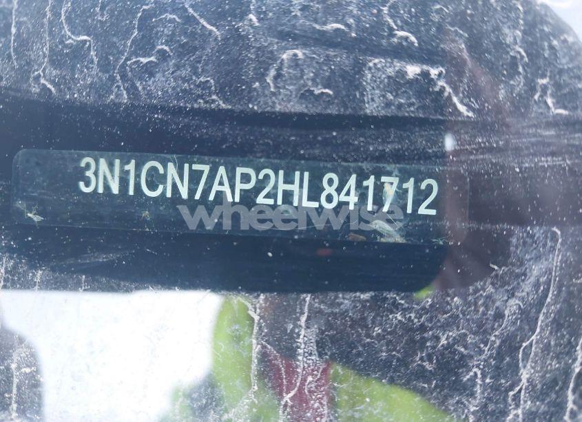 Photo 9 of 2017 Nissan Versa 1.6 SV (VIN 3N1CN7AP2HL841712)