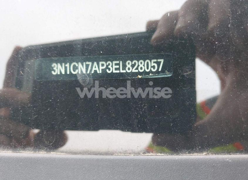 Photo 9 of 2014 Nissan Versa 1.6 SV (VIN 3N1CN7AP3EL828057)