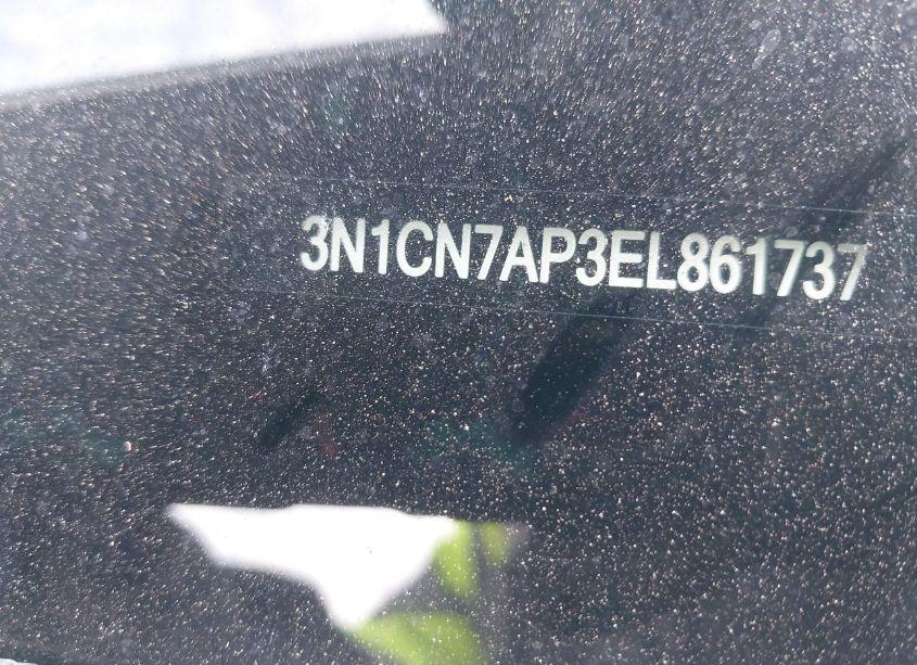 Photo 9 of 2014 Nissan Versa 1.6 SV (VIN 3N1CN7AP3EL861737)