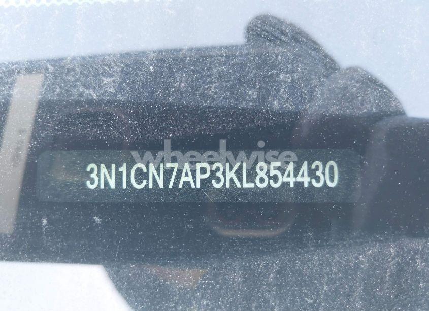 Photo 9 of 2019 Nissan Versa 1.6 SV (VIN 3N1CN7AP3KL854430)