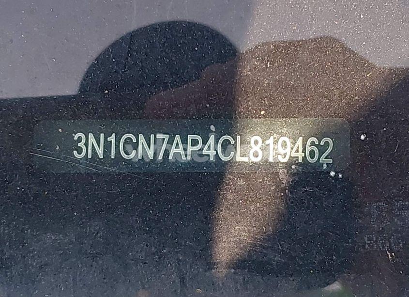 Photo 11 of 2012 Nissan Versa 1.6 SV (VIN 3N1CN7AP4CL819462)