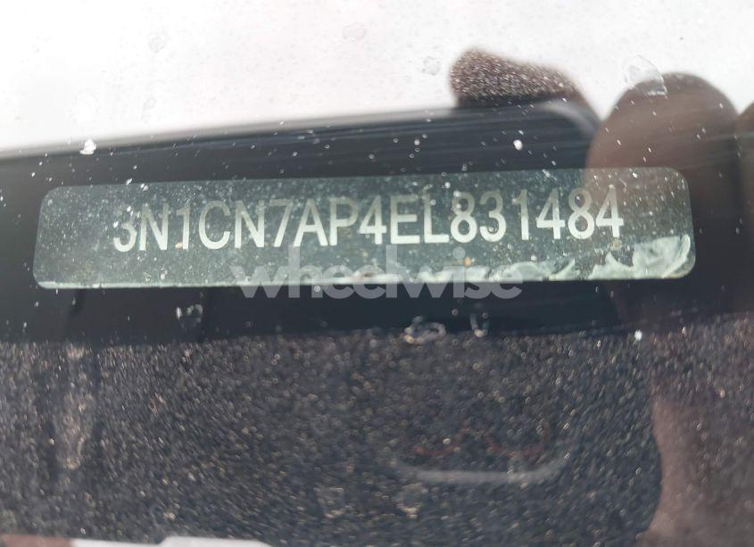 Photo 8 of 2014 Nissan Versa 1.6 S+ (VIN 3N1CN7AP4EL831484)