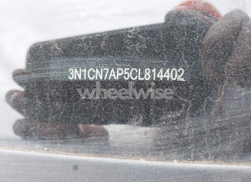 Photo 9 of 2012 Nissan Versa 1.6 SL (VIN 3N1CN7AP5CL814402)