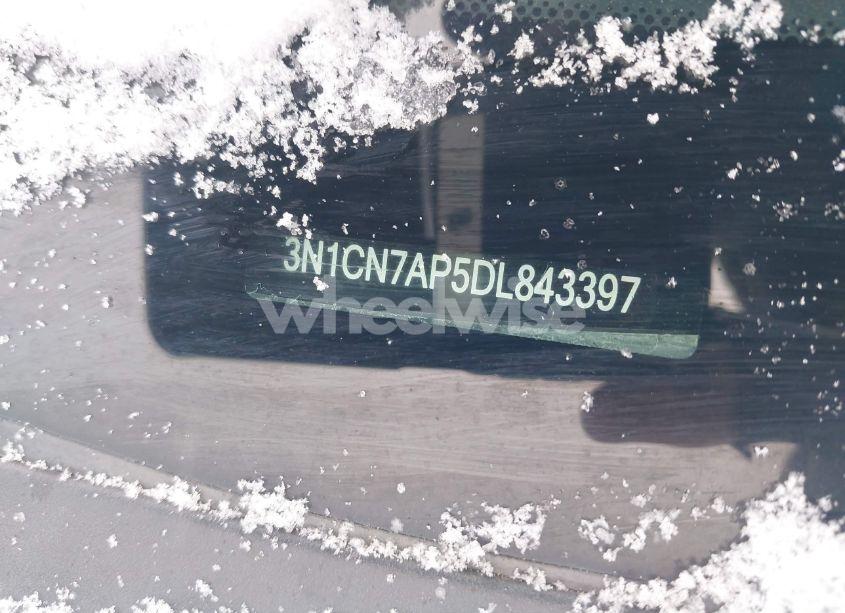 Photo 9 of 2013 Nissan Versa 1.6 SV (VIN 3N1CN7AP5DL843397)