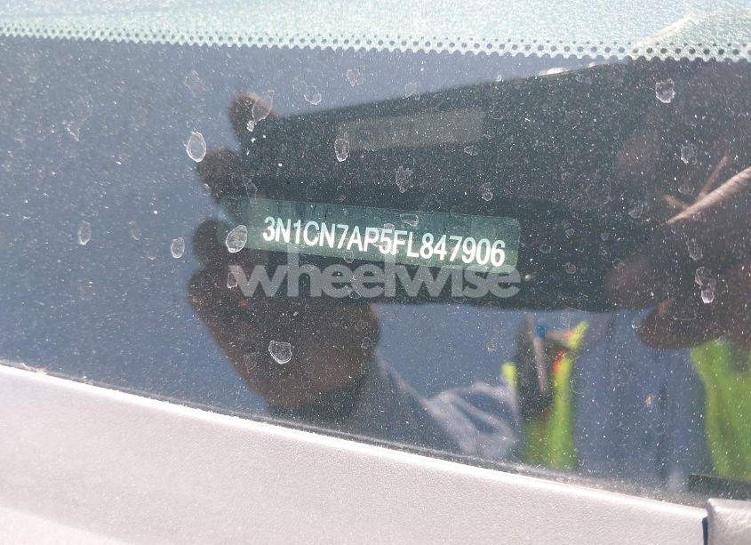 Photo 9 of 2015 Nissan Versa 1.6 S/1.6 S+/1.6 SL/1.6 SV (VIN 3N1CN7AP5FL847906)