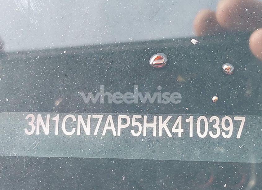 Photo 9 of 2017 Nissan Versa 1.6 SV (VIN 3N1CN7AP5HK410397)