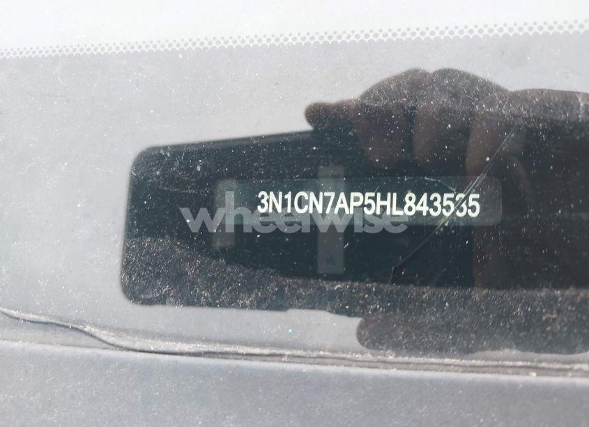 Photo 9 of 2017 Nissan Versa 1.6 SV (VIN 3N1CN7AP5HL843535)